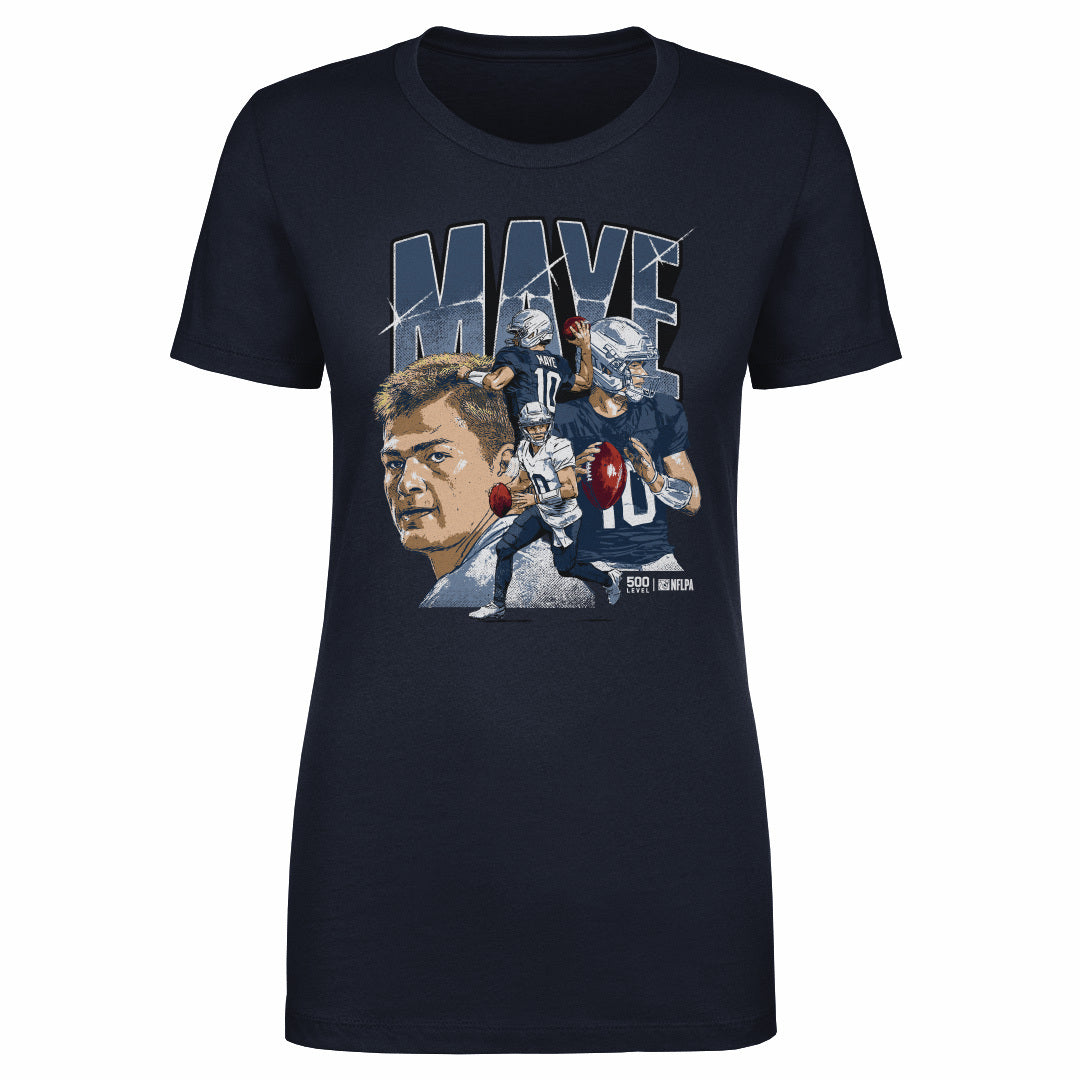Drake Maye New England Collage WHT