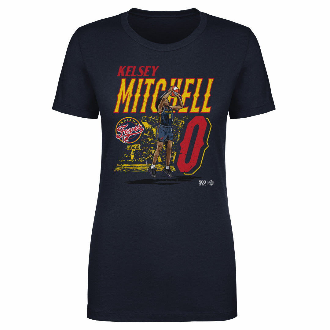Kelsey Mitchell Indiana Fever Court WHT