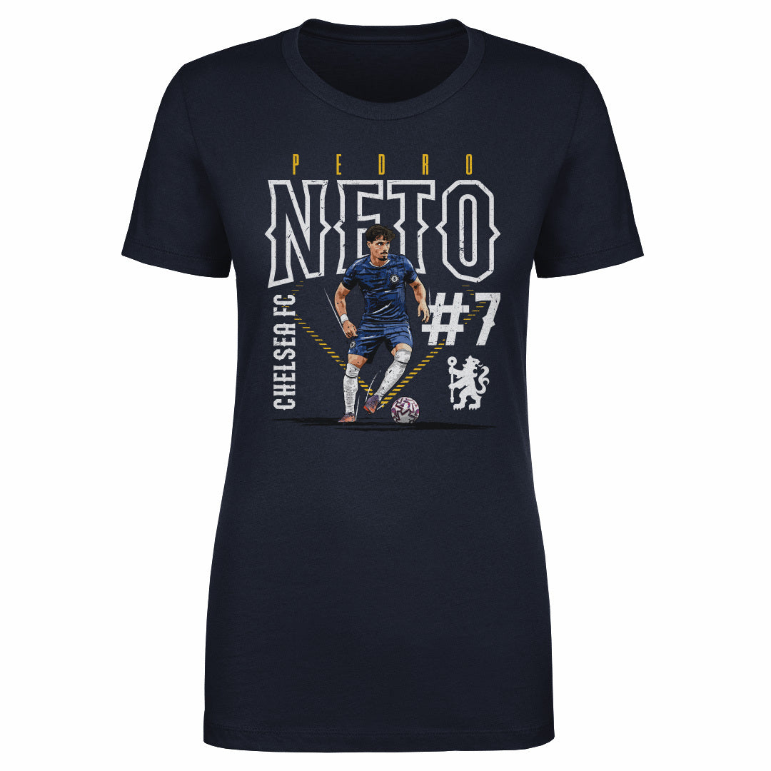 Pedro Neto Chelsea FC Outline Number WHT