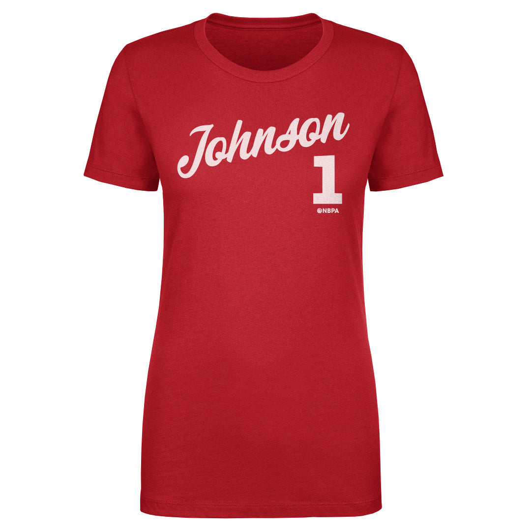 Jalen Johnson Atlanta Script WHT