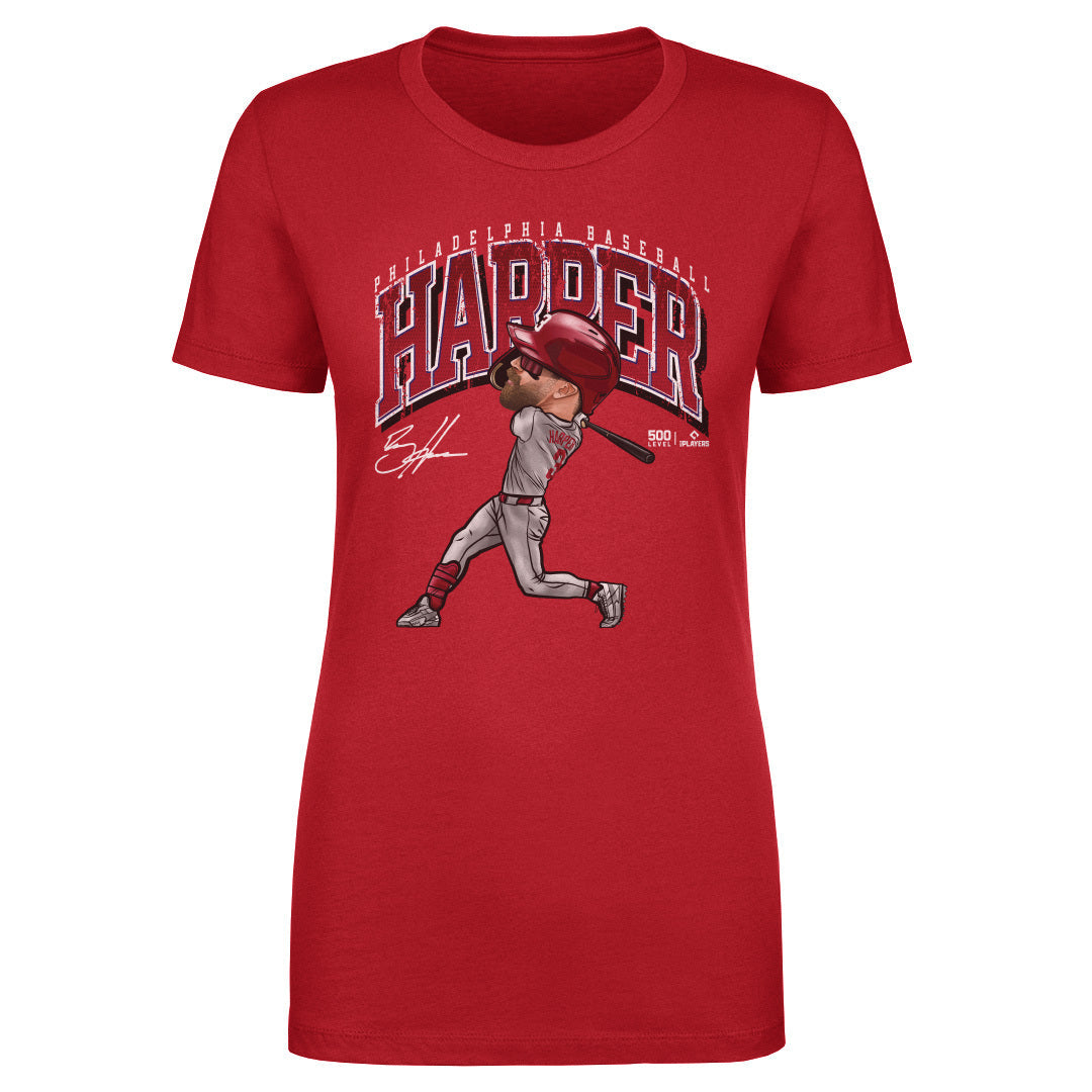 Bryce Harper Philadelphia Cartoon WHT