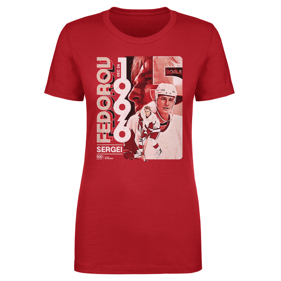 Sergei Fedorov Detroit 5 Goal Game 1996 WHT