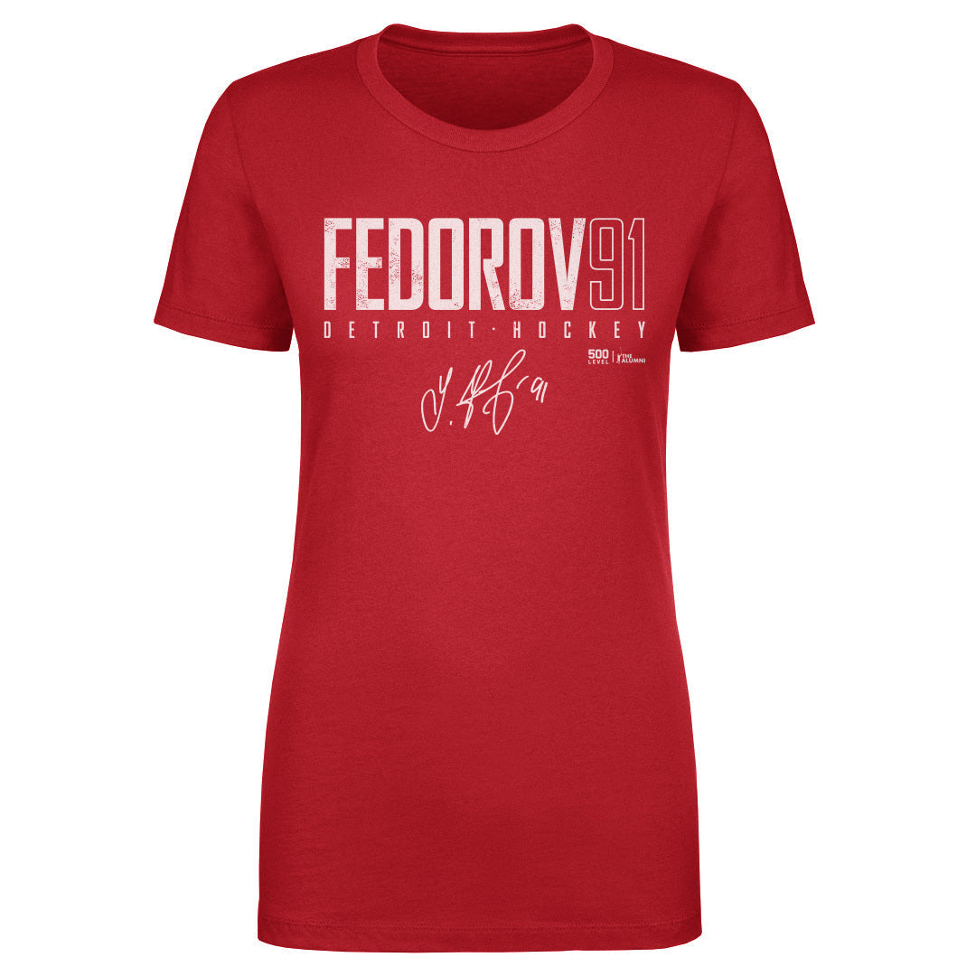 Sergei Fedorov Detroit Elite WHT