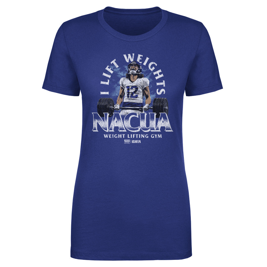 Puka Nacua Los Angeles R I Lift Weights WHT