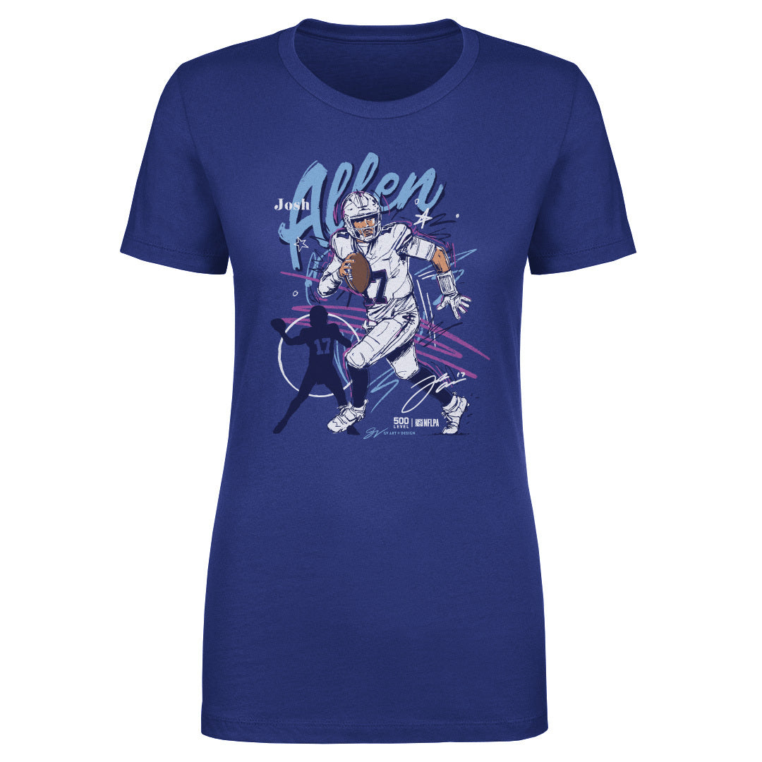 Josh Allen Buffalo Scribble WHT