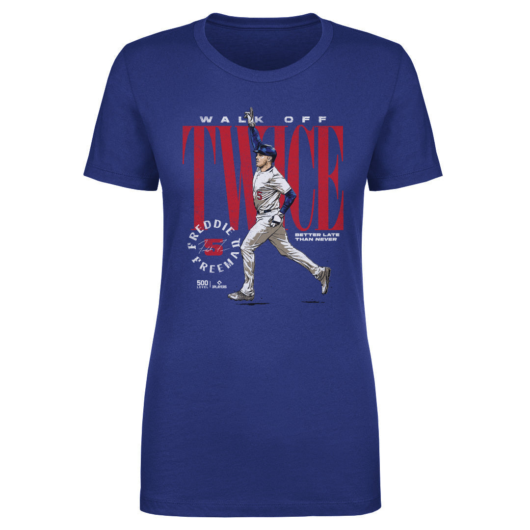 Freddie Freeman Los Angeles D Walk Off Twice WHT