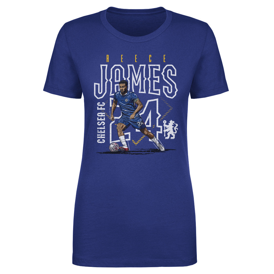 Reece James Chelsea FC Outline Number WHT