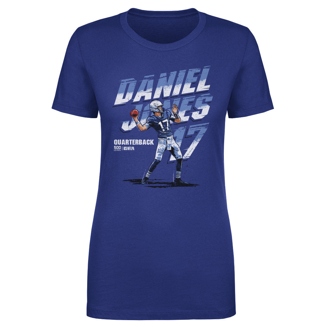 Daniel Jones Indianapolis Name Number WHT