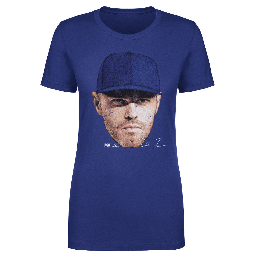 Freddie Freeman Los Angeles D Vintage Head WHT