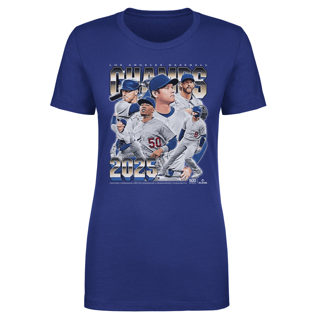Los Angeles D Baseball 2025 Champs Vintage WHT