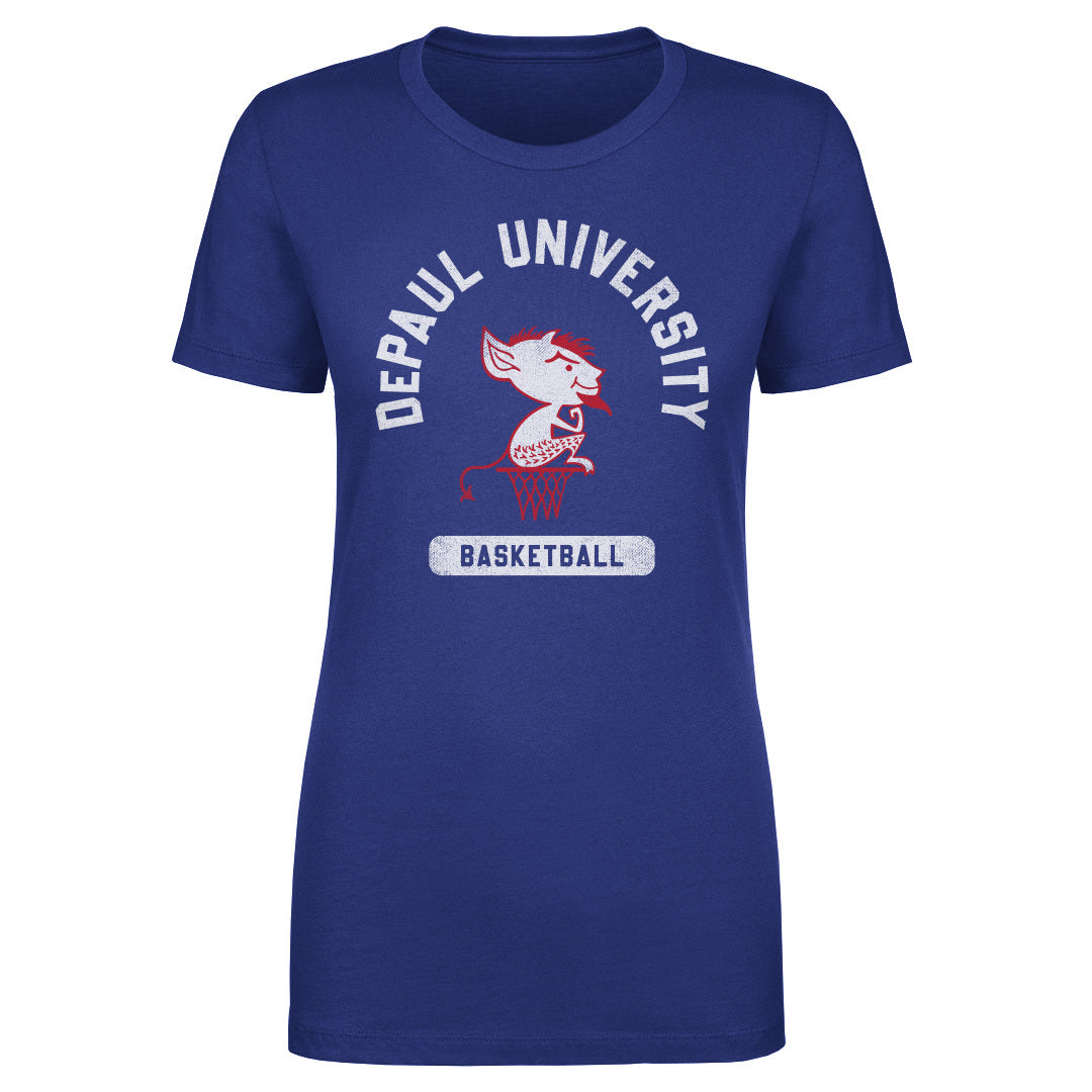 DePaul Blue Demons Mascot Basketball WHT