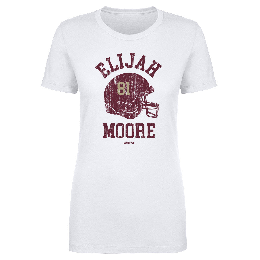 Elijah Moore College Helmet Font
