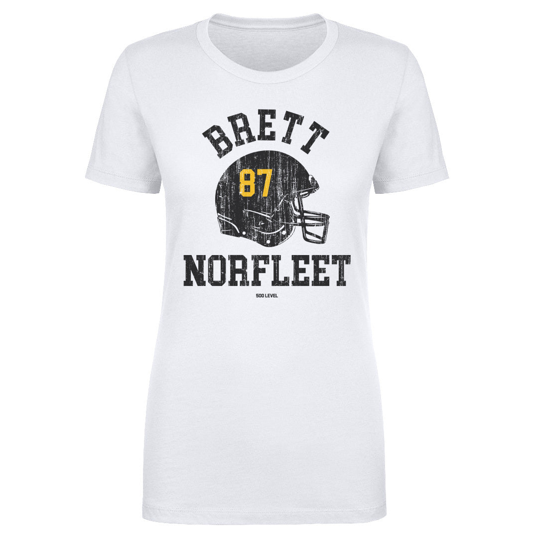 Brett Norfleet College Helmet Font