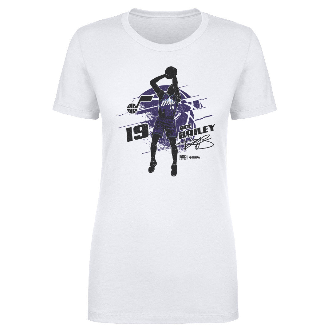 Ace Bailey Utah Jazz Silhouette