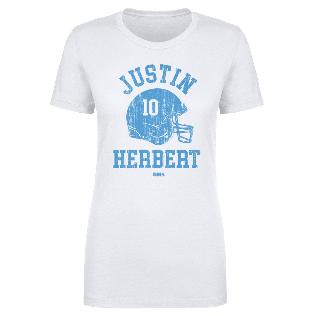 Justin Herbert Los Angeles C Helmet Font