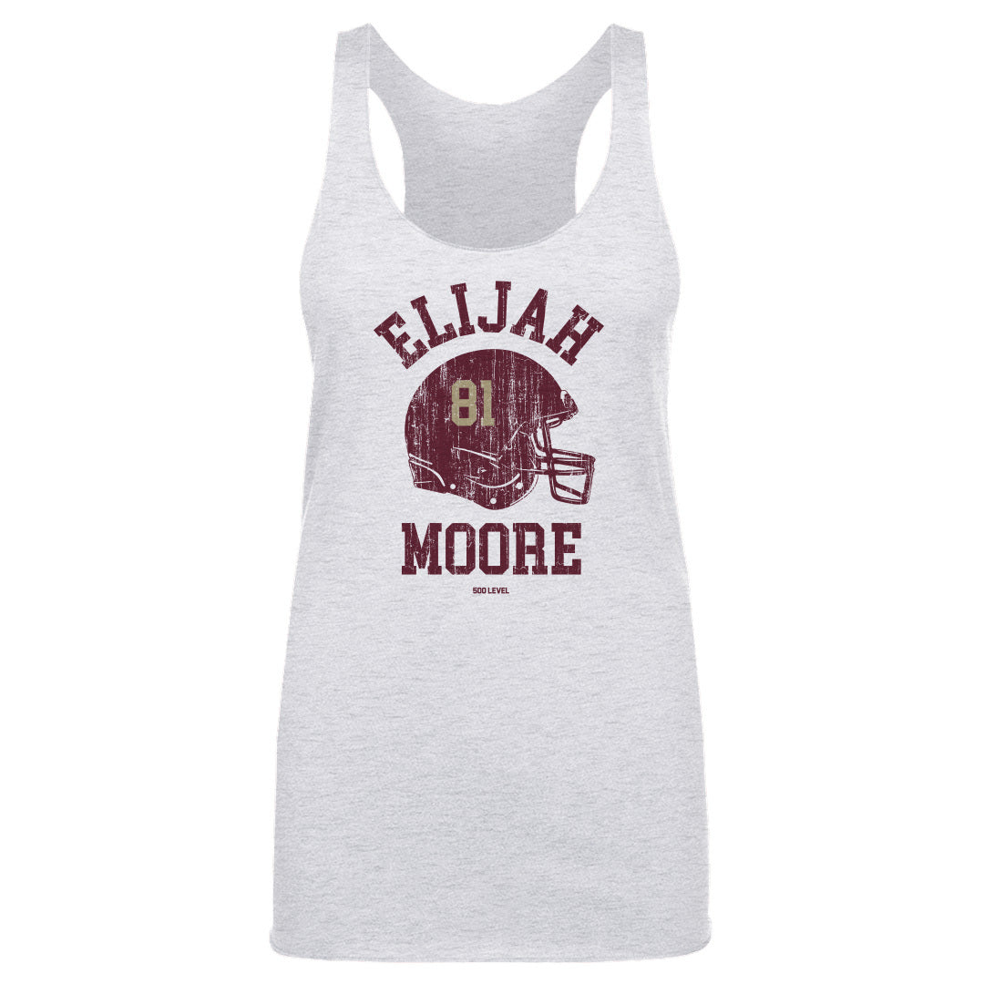 Elijah Moore College Helmet Font