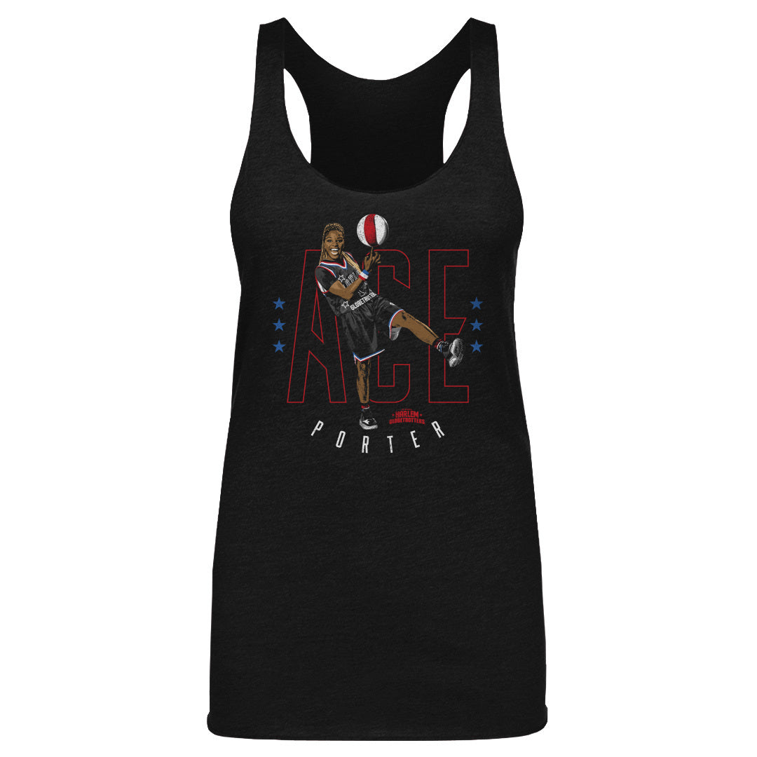 Ace Porter Harlem Globetrotters Outline WHT