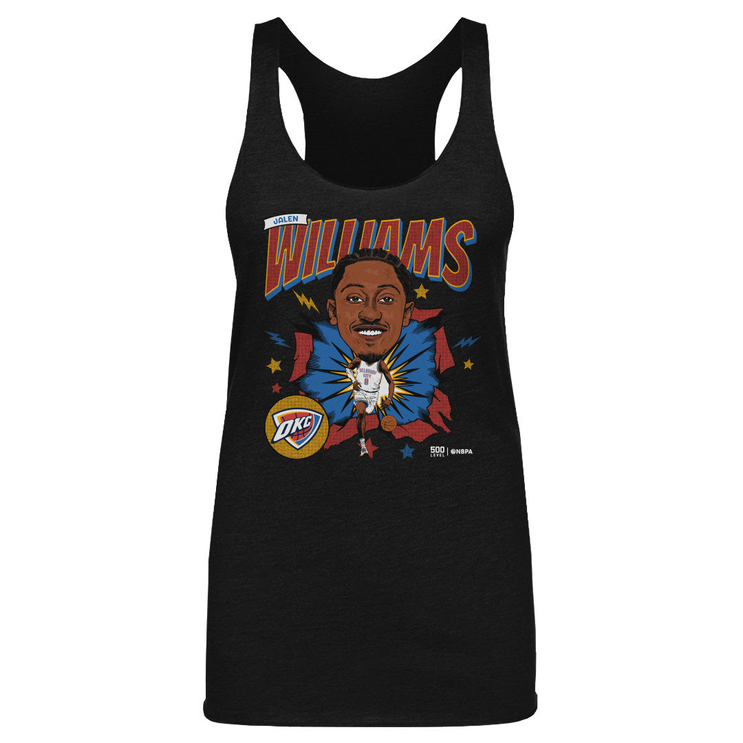 Jalen Williams Oklahoma City Thunder Caricature WHT