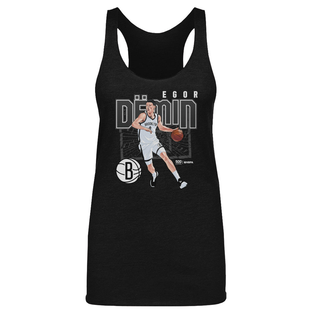 Egor Demin Brooklyn Nets Shattered WHT