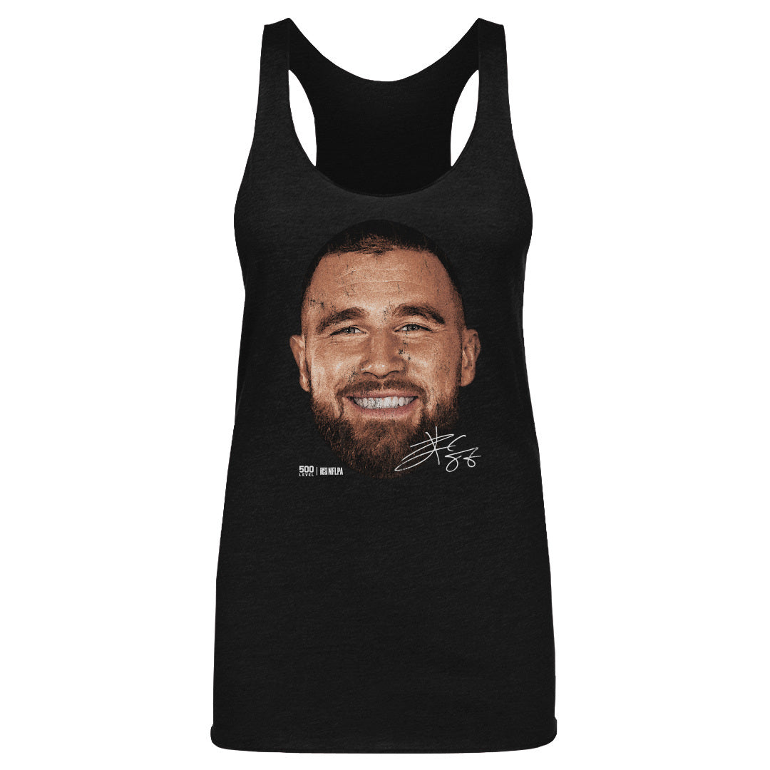 Travis Kelce Kansas City Vintage Head WHT