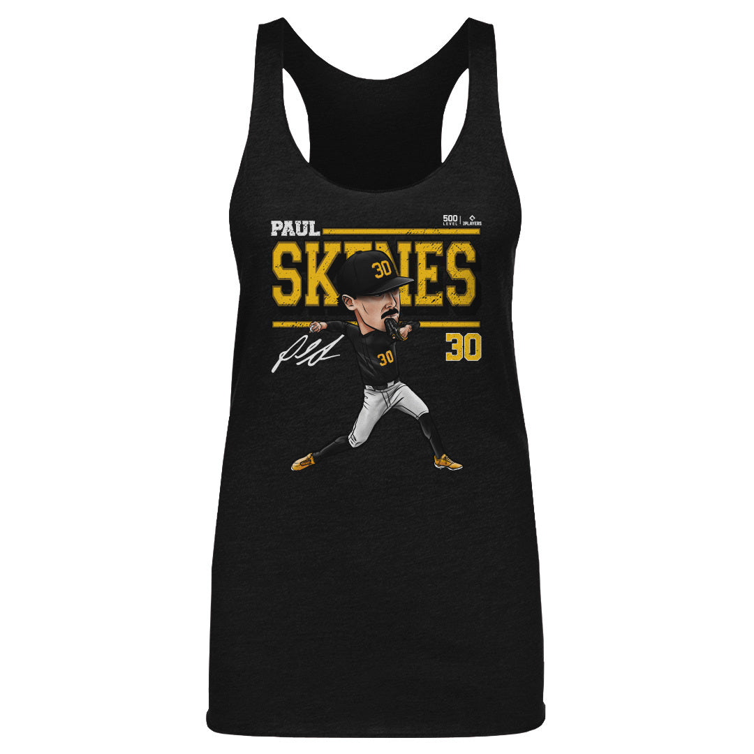 Paul Skenes Pittsburgh Cartoon WHT