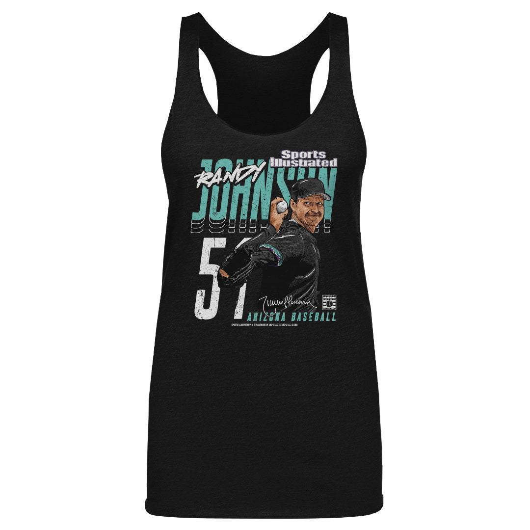 Randy Johnson Sports Illustrated & Arizona Player Name WHT