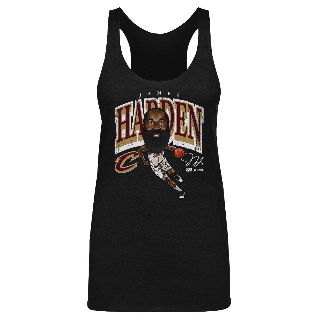 James Harden Cleveland Cavaliers Cartoon WHT