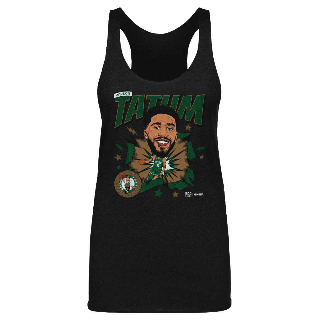 Jayson Tatum Boston Celtics Caricature WHT