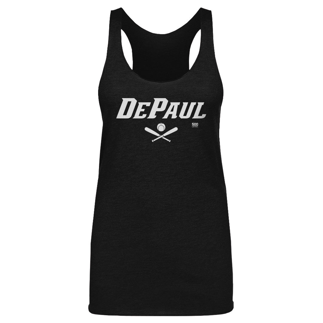 DePaul Blue Demons Softball Minimalist WHT