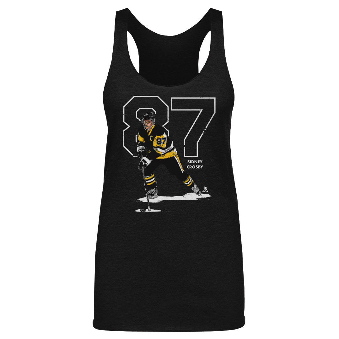 Sidney Crosby Outline W WHT