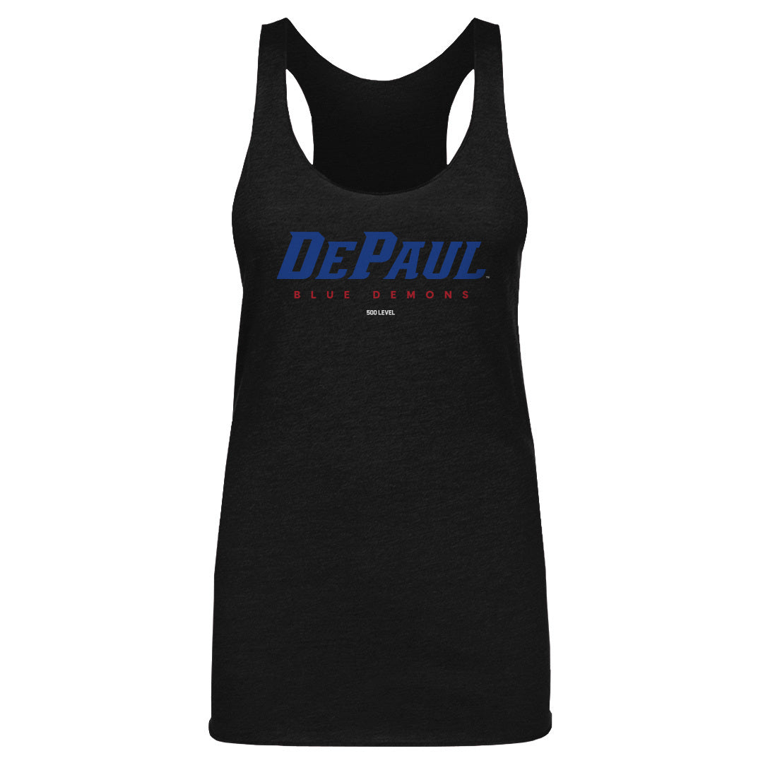 DePaul Blue Demons Wordmark Blue Demons WHT