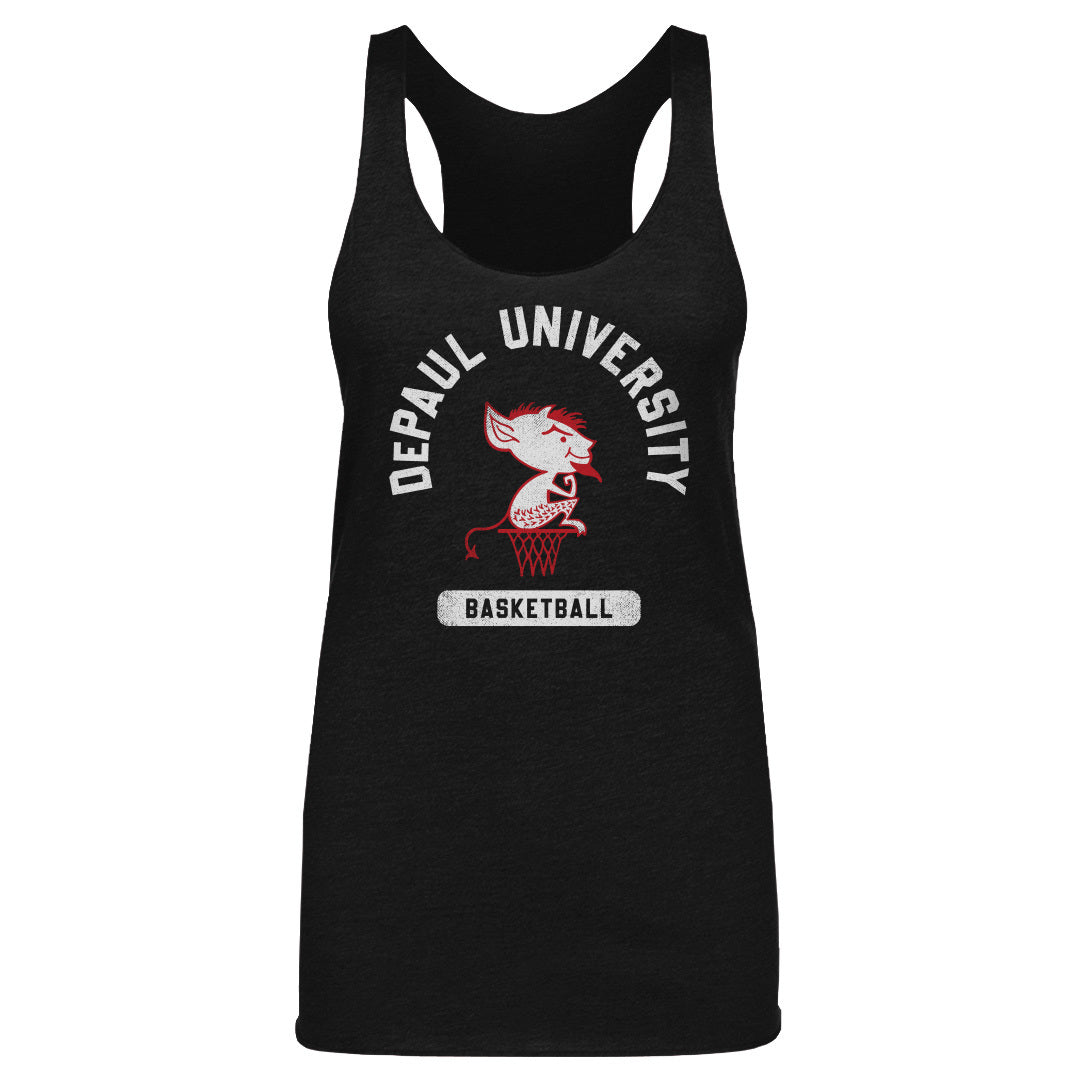 DePaul Blue Demons Mascot Basketball WHT