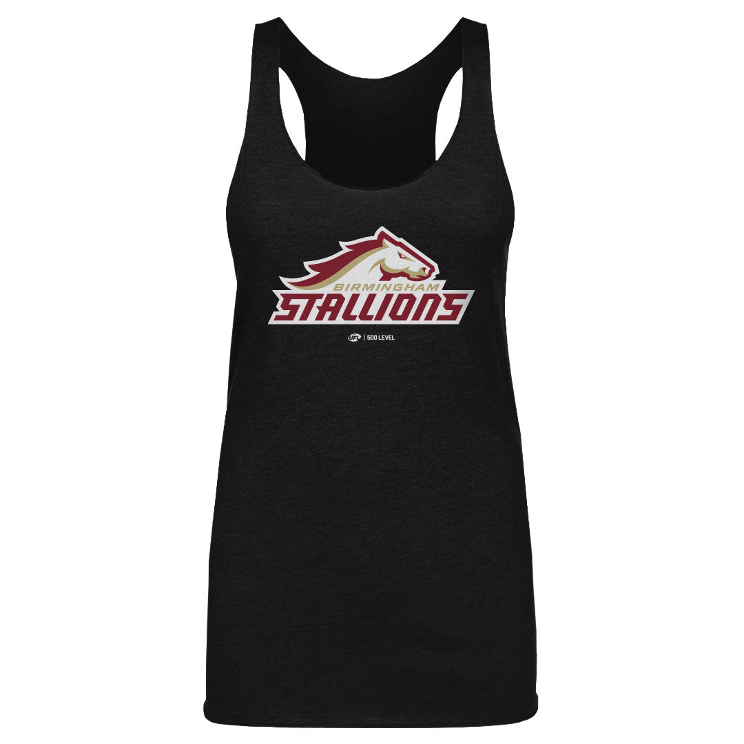 Birmingham Stallions Primary Logo WHT