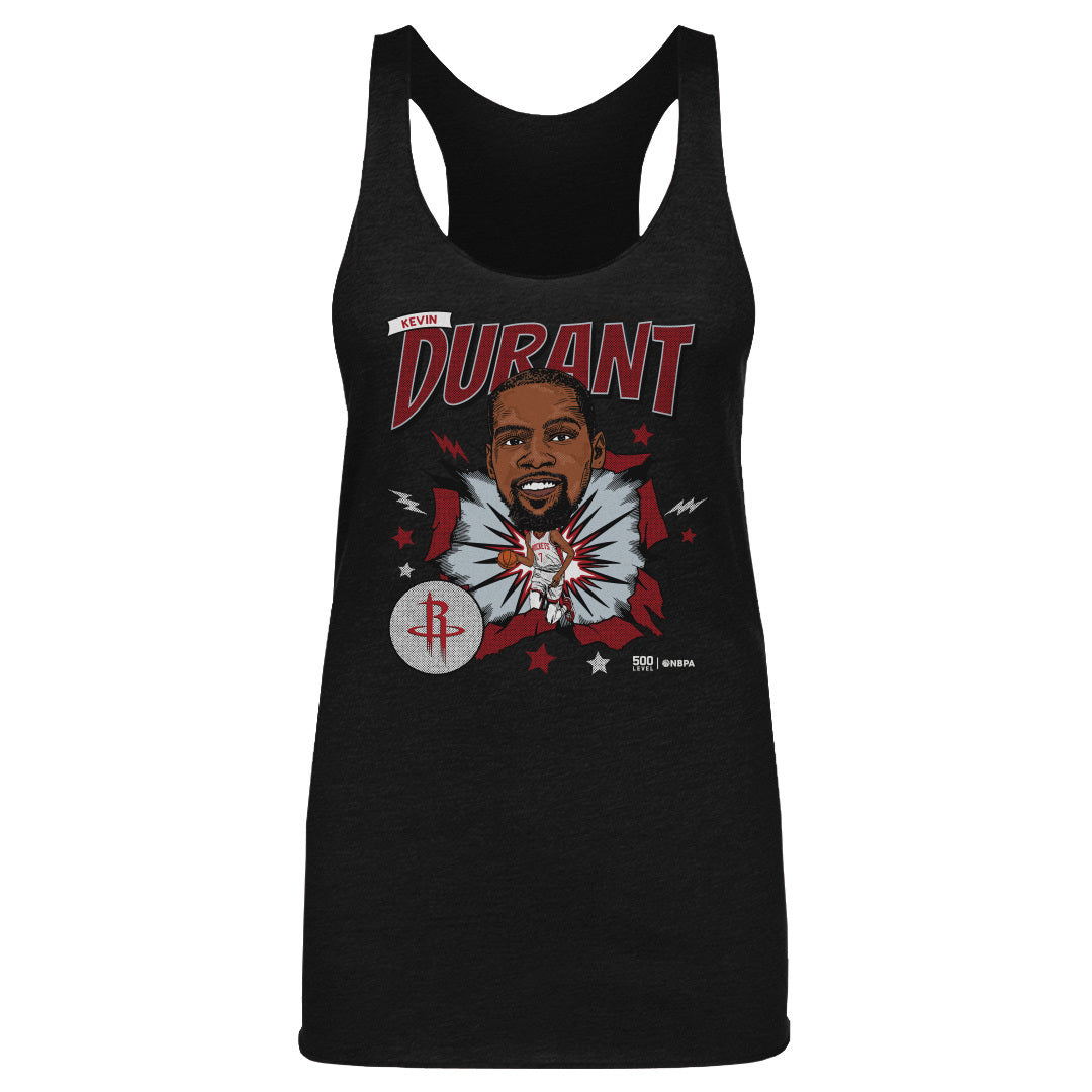 Kevin Durant Houston Rockets Caricature WHT
