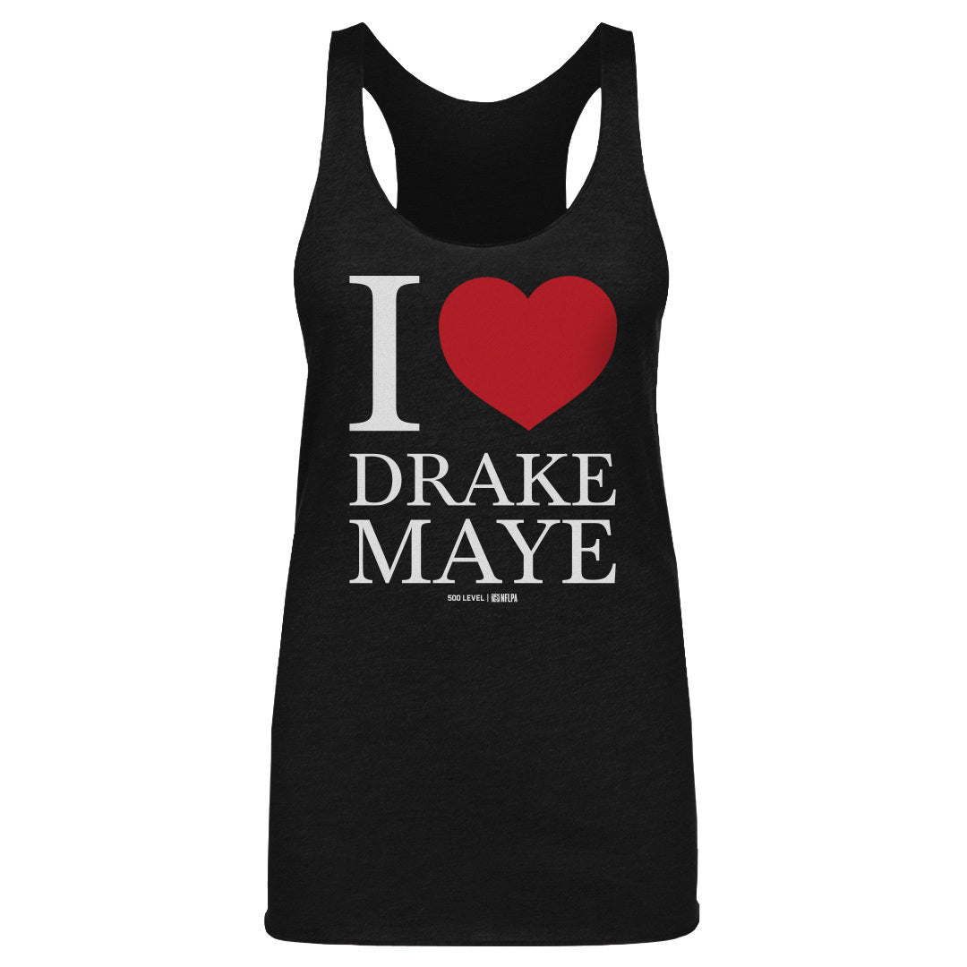 Drake Maye New England I Heart WHT