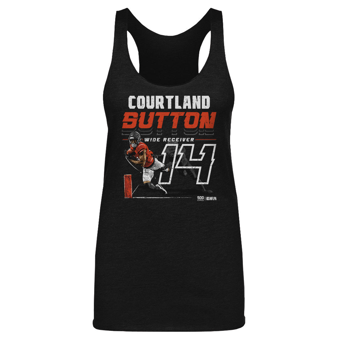 Courtland Sutton Denver Player Name WHT