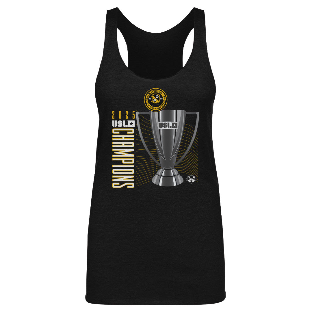 Pittsburgh Riverhounds SC 2025 USL Championship Final Champions Trophy WHT