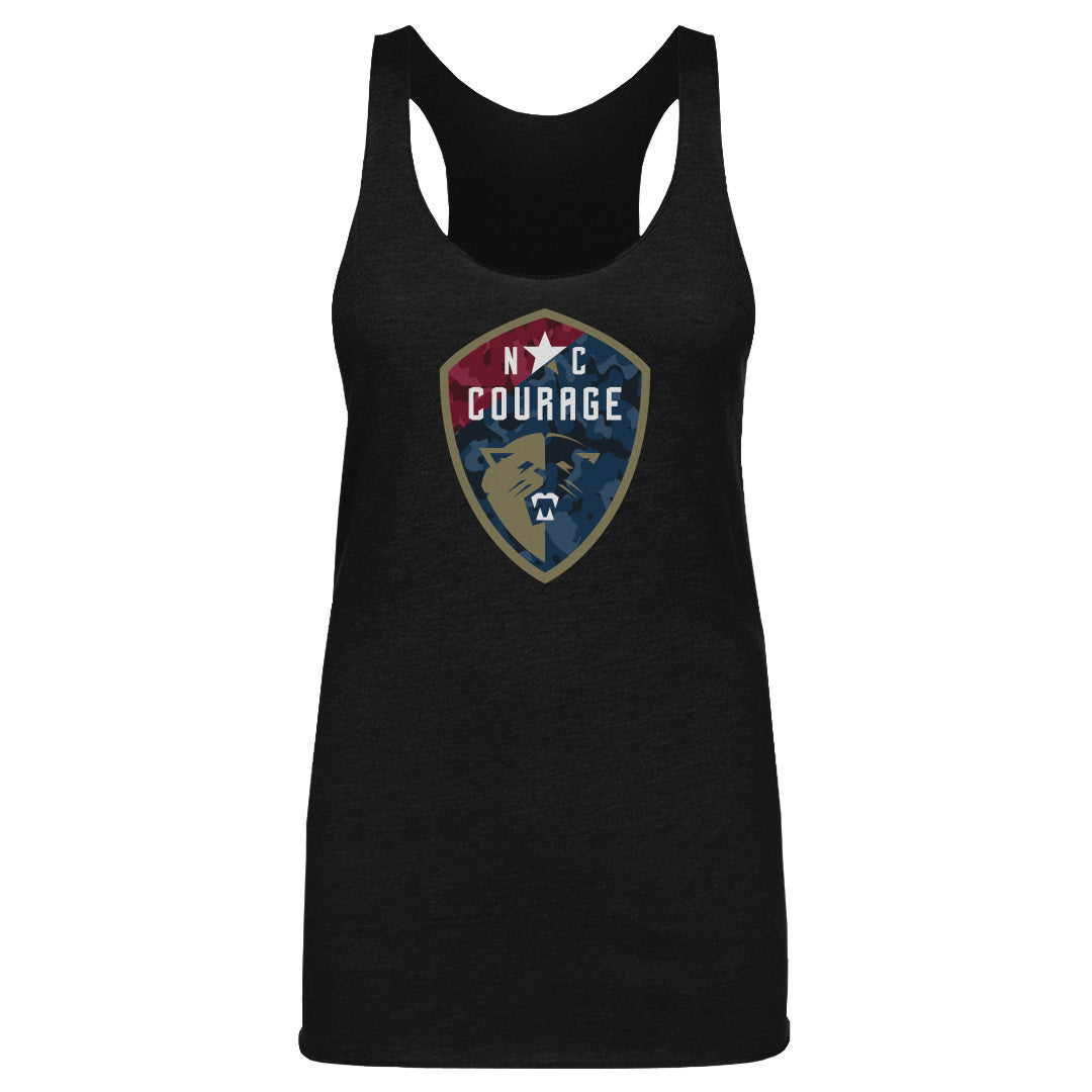North Carolina Courage Camo Logo WHT