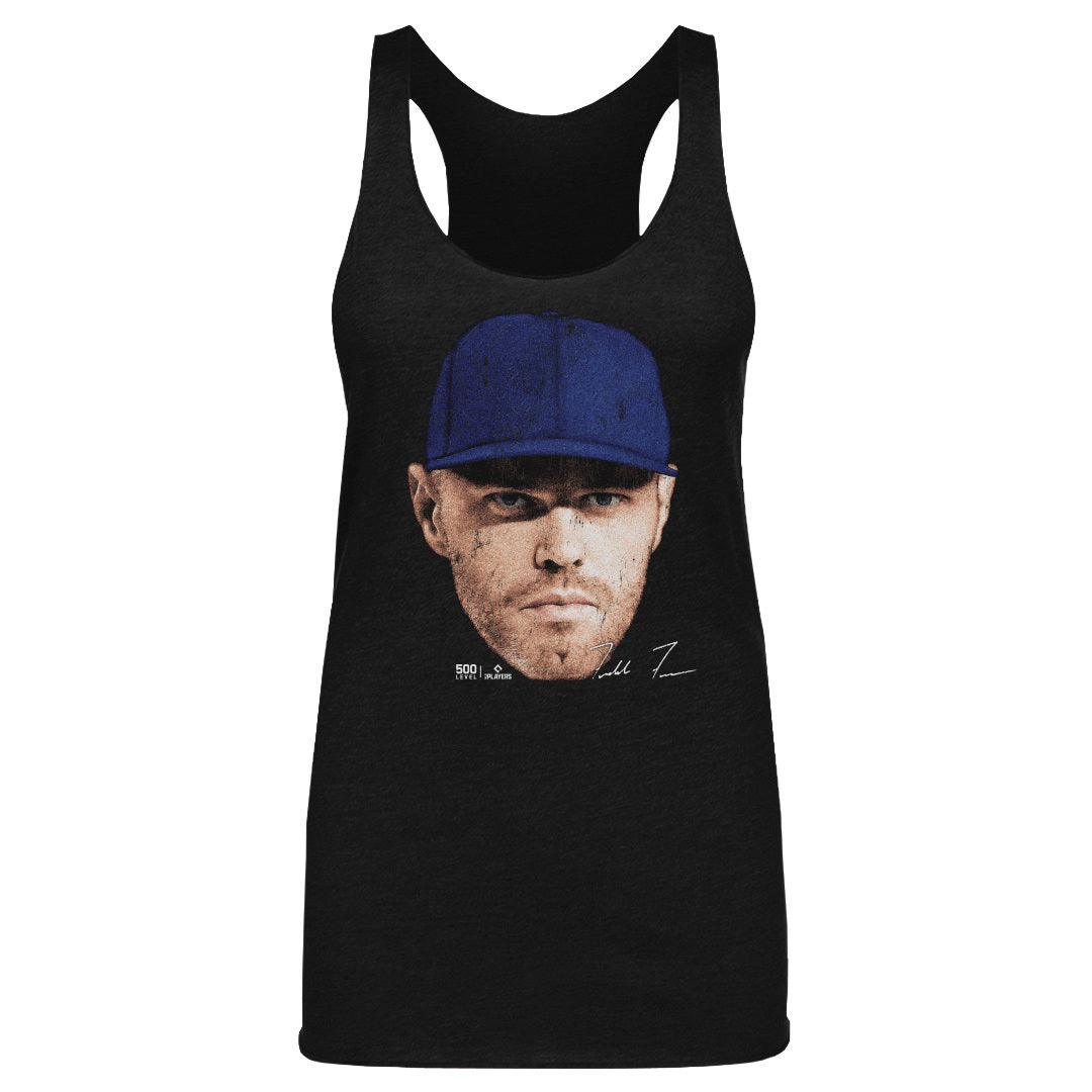 Freddie Freeman Los Angeles D Vintage Head WHT