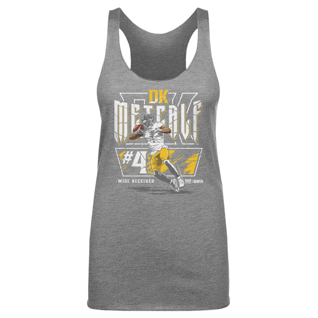 DK Metcalf Pittsburgh Shoulder Catch WHT