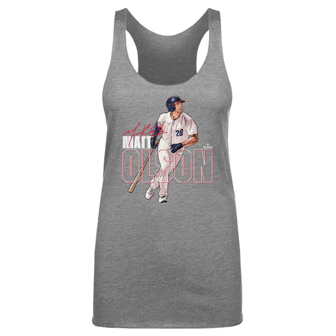 Matt Olson Atlanta Stance WHT