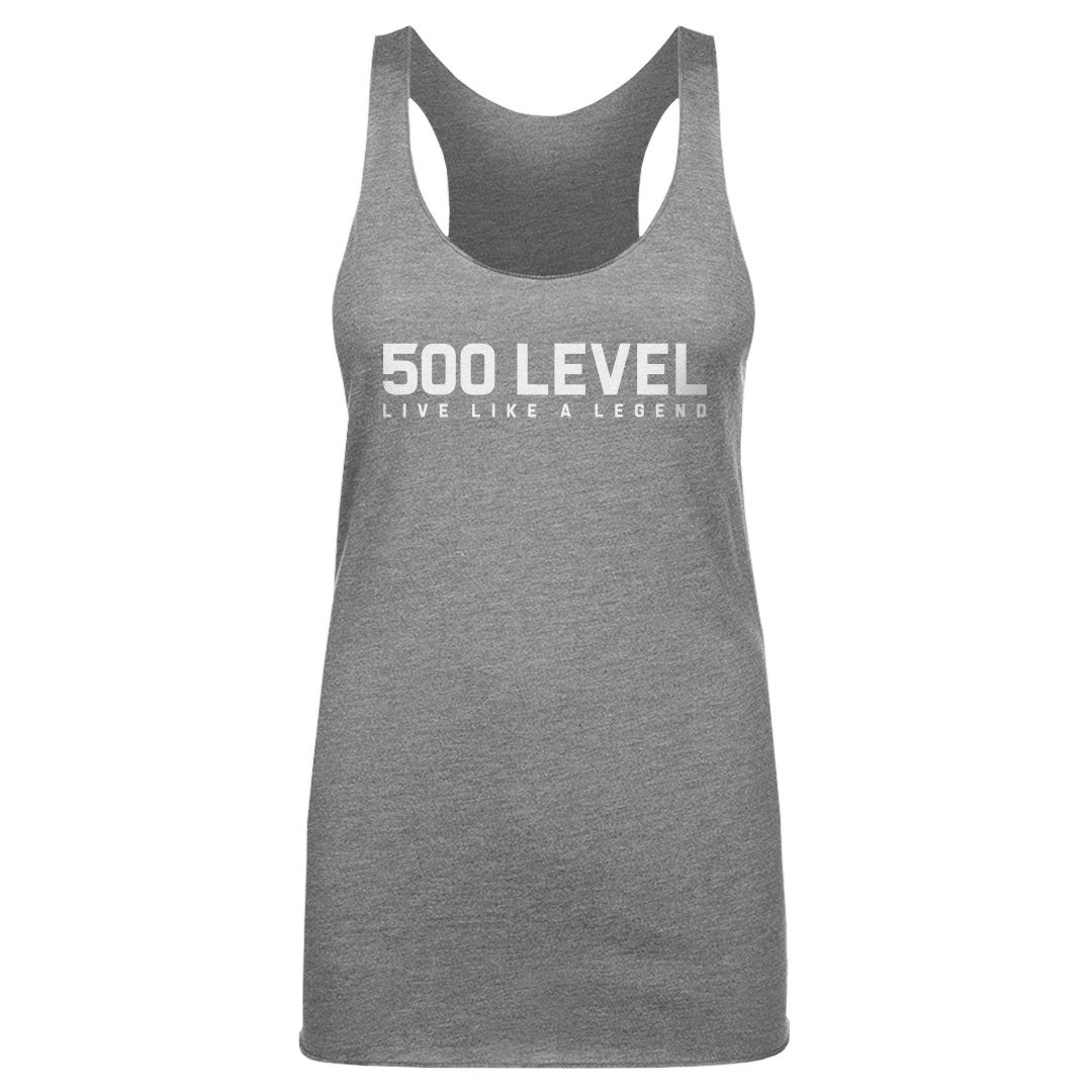 500 LEVEL Wordmark WHT