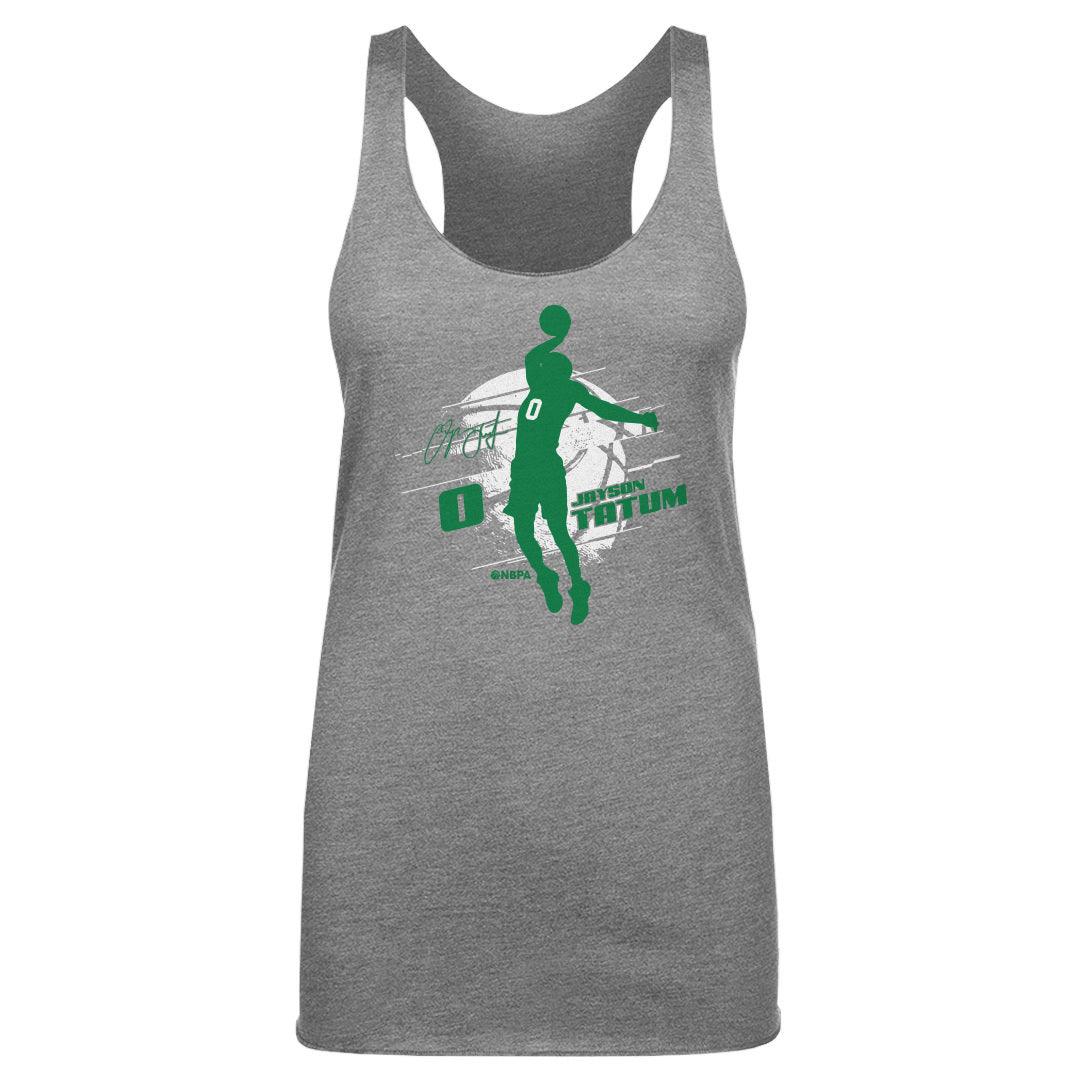 Jayson Tatum Boston Silhouette WHT