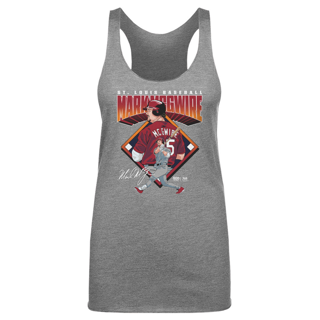 Mark McGwire St. Louis Baseball Diamond WHT