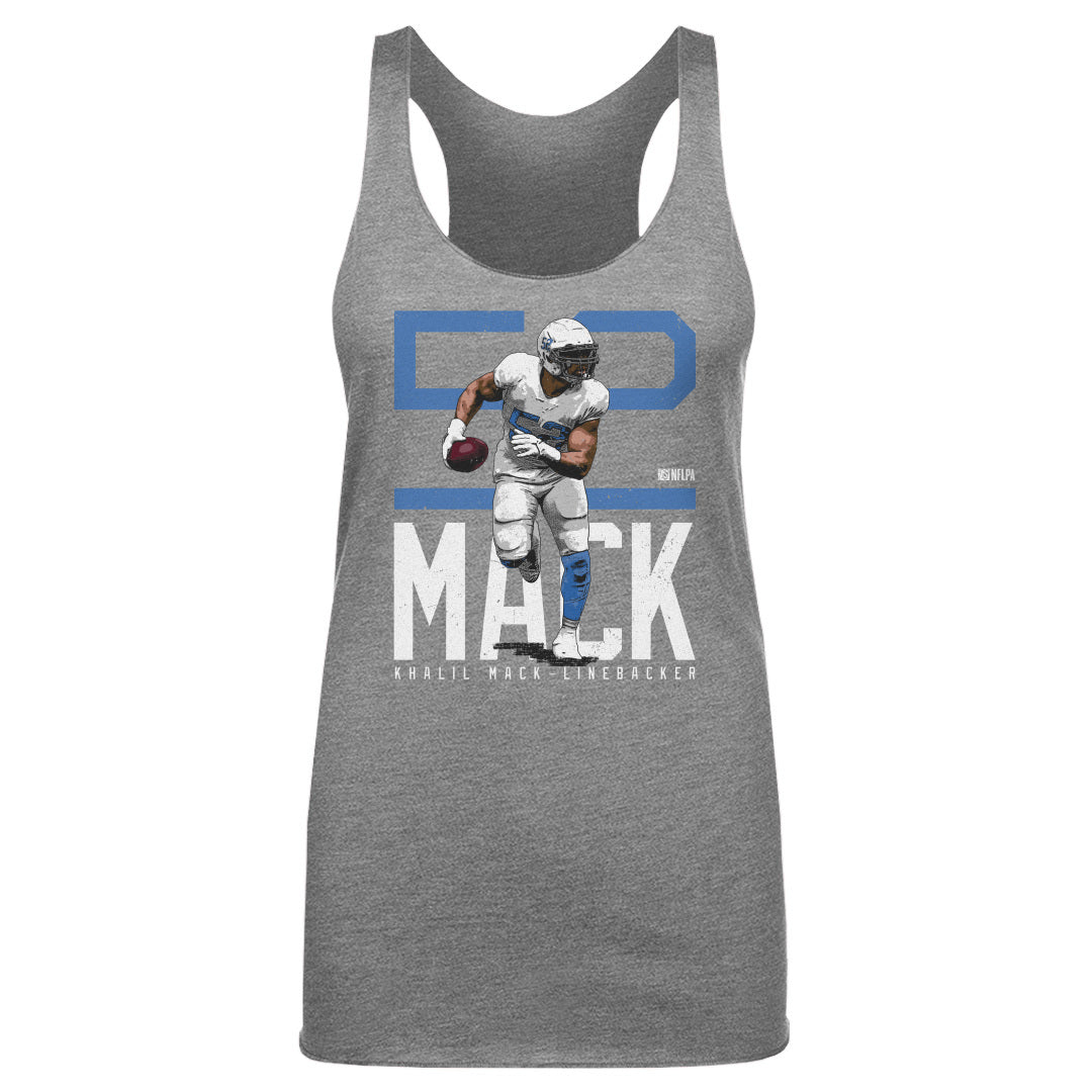 Khalil Mack Los Angeles C Bold Number WHT