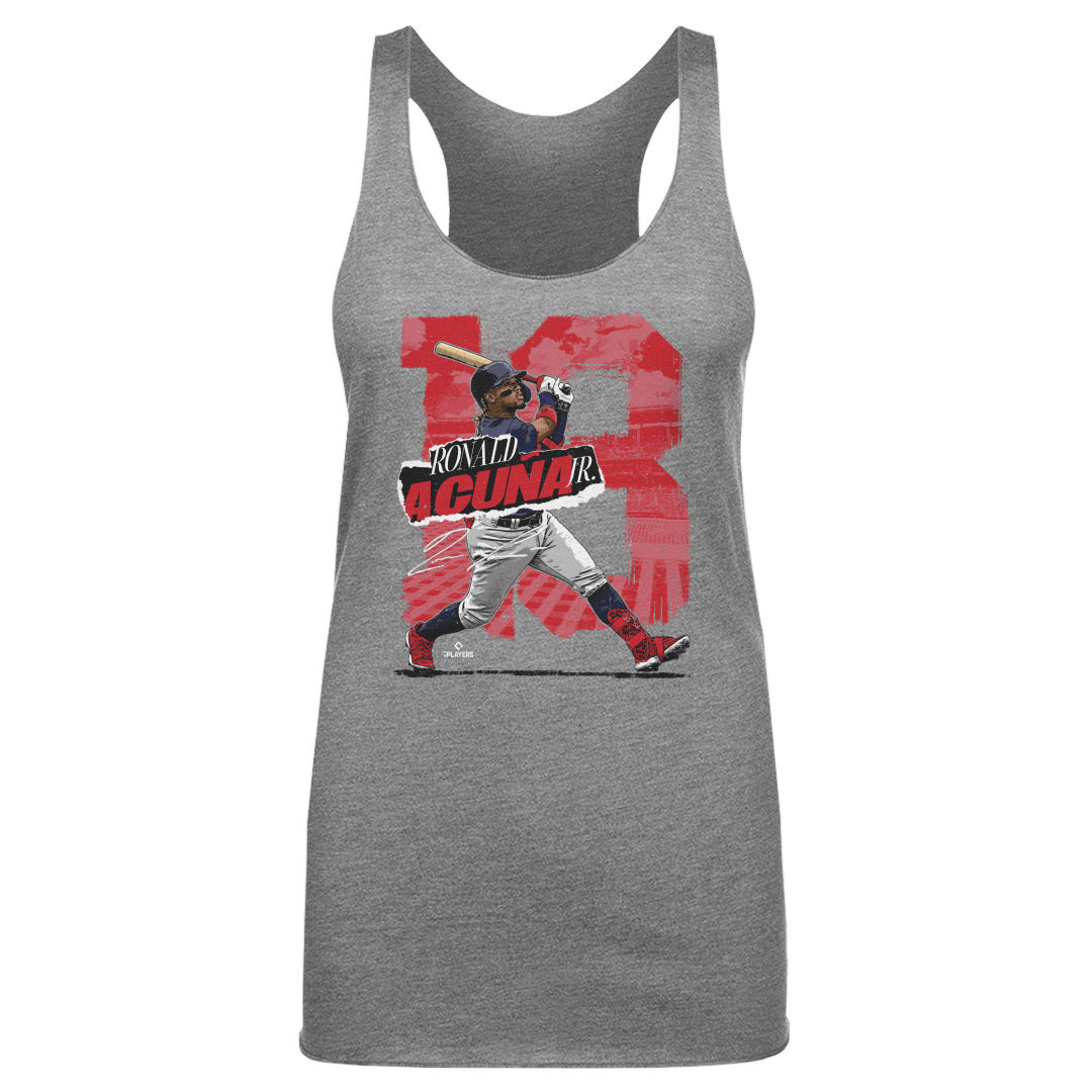 Ronald Acuna Jr. Atlanta Rough WHT
