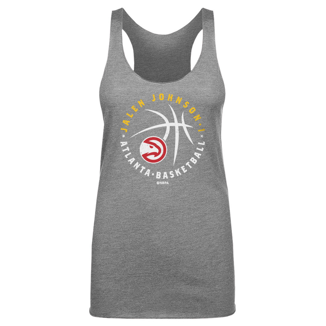 Jalen Johnson Atlanta Hawks Player Ball WHT