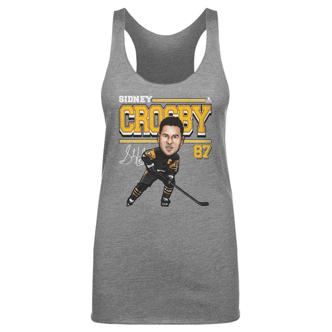 Sidney Crosby Pittsburgh Cartoon WHT