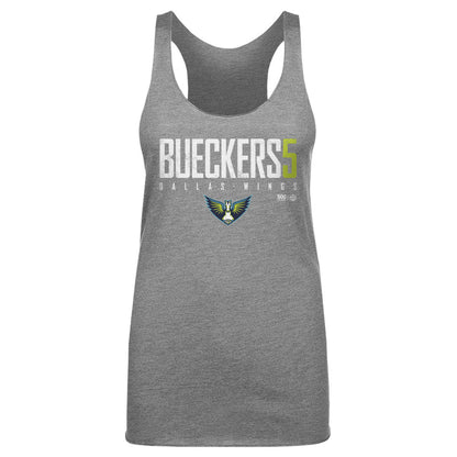 Paige Bueckers Dallas Wings Elite WHT Womens Tank Top 500 Level Officially Licensed Fan Gear