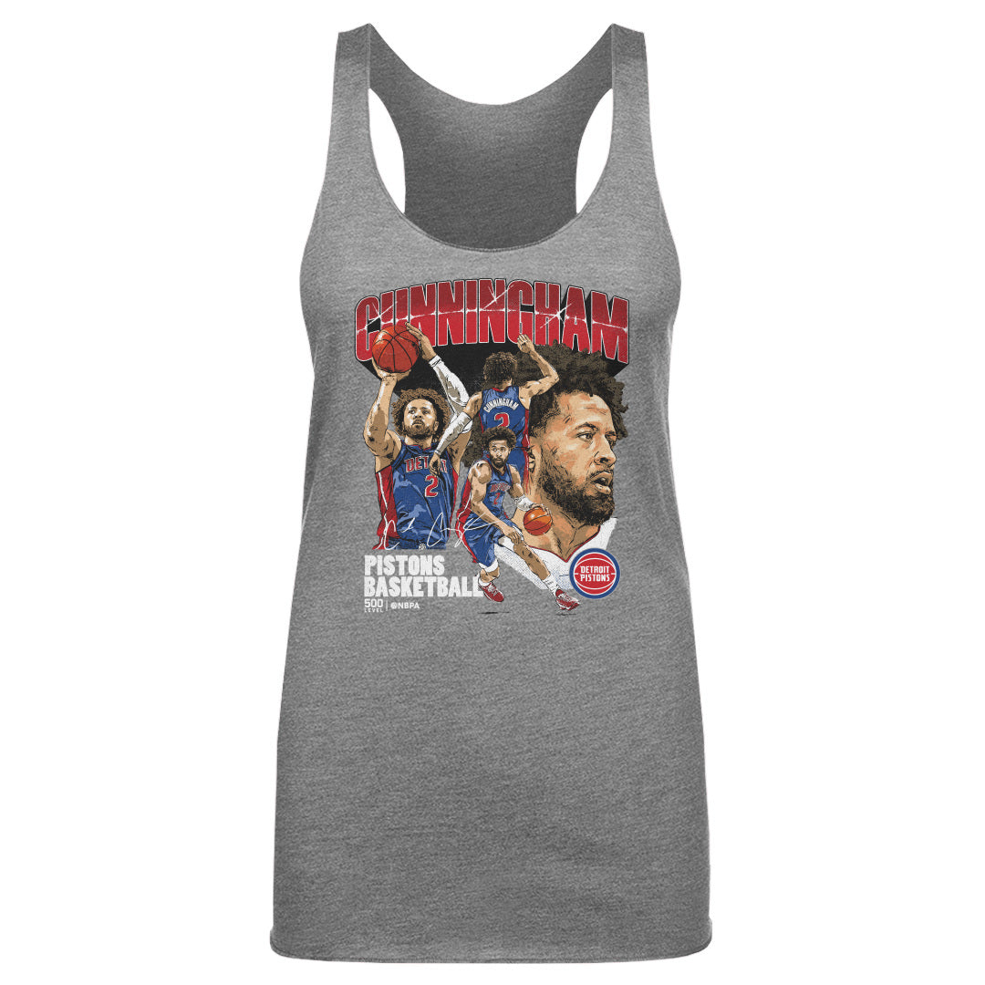 Cade Cunningham Detroit Pistons Collage WHT